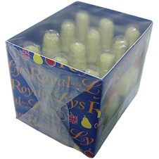 Modrá bedýnka s čokoládovými lahvičkami 108 g